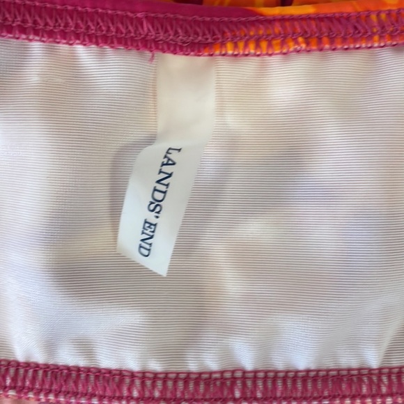 Lands End Tankini Floral Like New Sz 12 - Picture 4 of 6